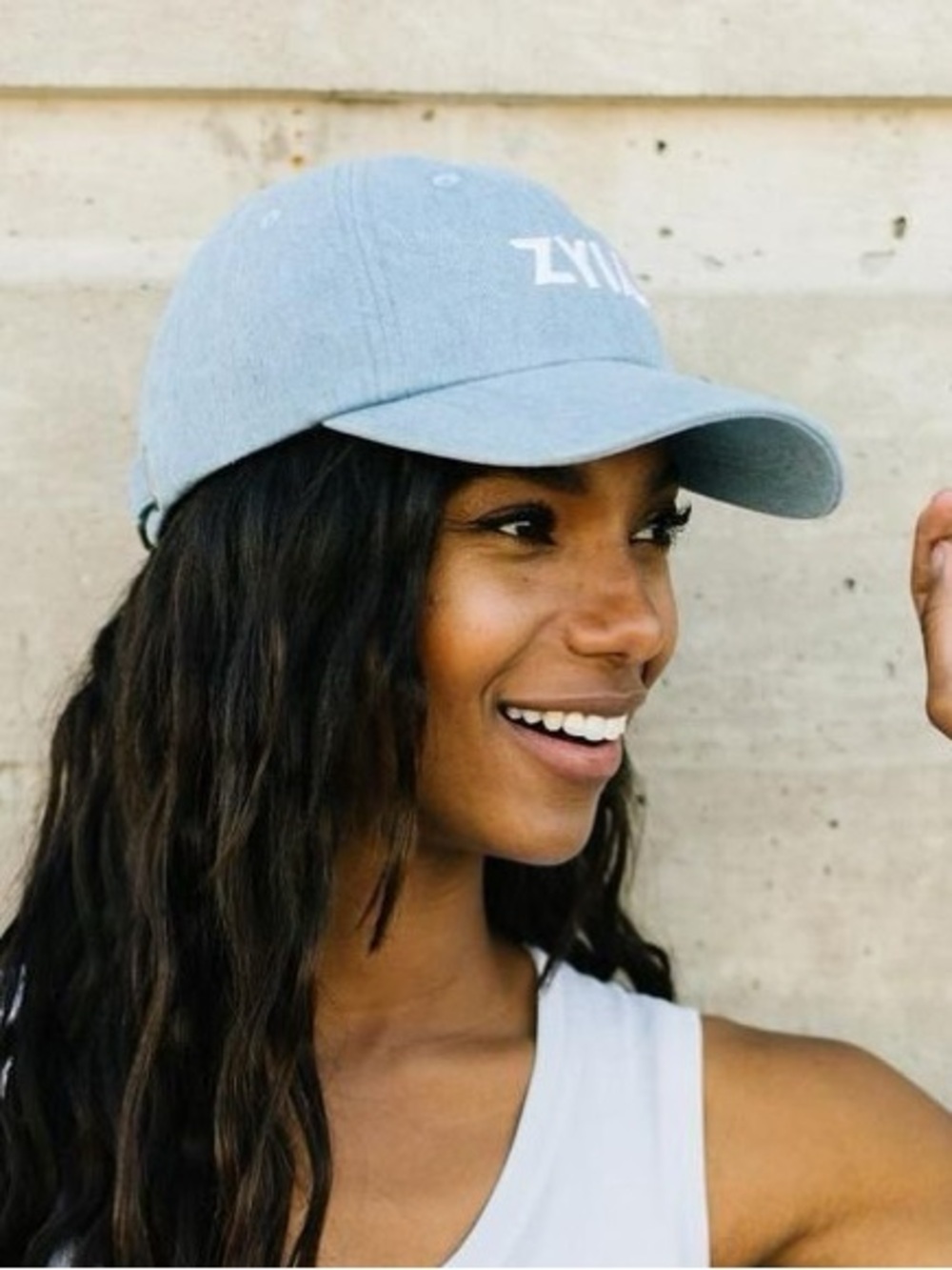 ZYIA Light Denim Hat NWT 667